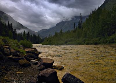 Stormy Afternoon - McDonald Creek