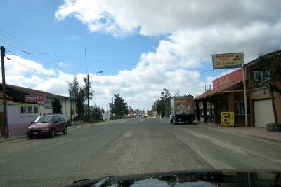 Driving into El Hongo