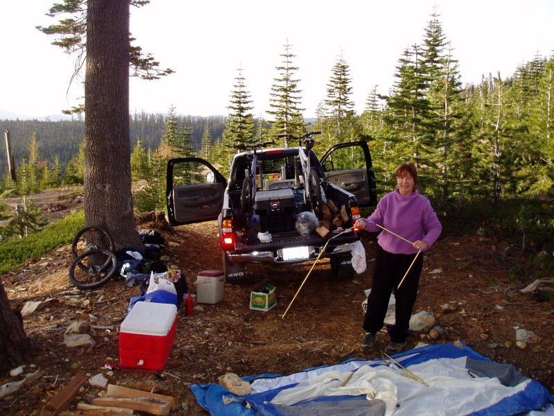 Sweet sunset camp.