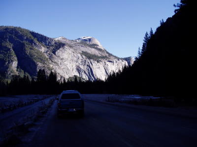 Way in to valley