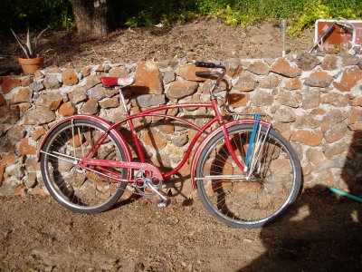 Schwinn on the wall