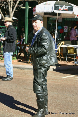 Leathers, York car show