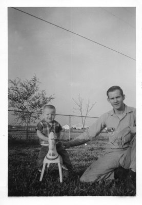 Doyle and Dad April 1957.jpg