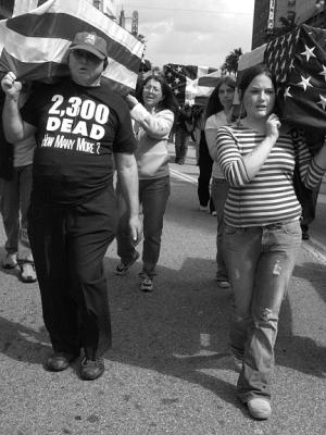 Anti-War March, Hollywood & Vine, CA