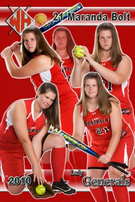 20x30 softball Poster