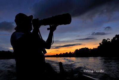 Kinabatangan - sunset