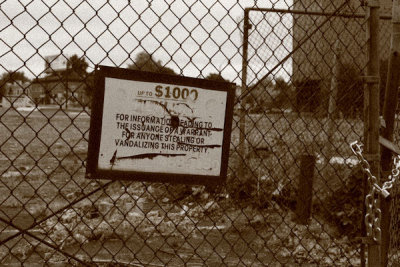 Vacant Used Car Lot, West Ridge Rd.