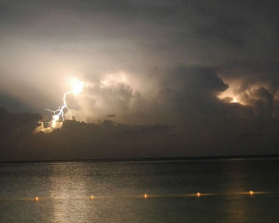 Lightning Over the Water