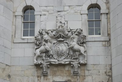 Above entrance to the Tower