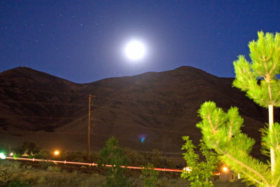 Moon over Reno