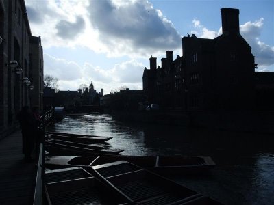 River Cam's a bit too full for punting today, sorry Trevor