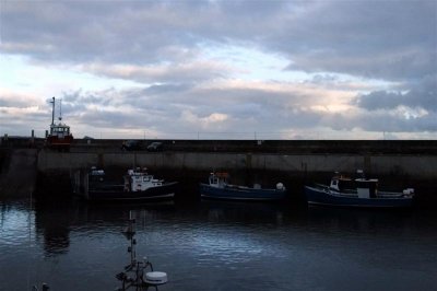 Early morning sky over the harbour