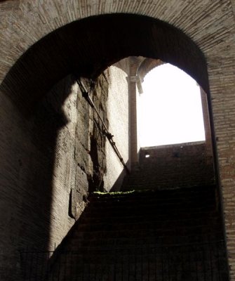 The Coliseum Stairs to Gallery