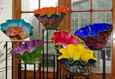 Chihuly - bowls but not for eating off