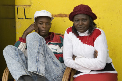 Shop keepers, Kenya 2005