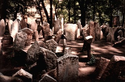 Jewish cementary, Praque Czech 1985