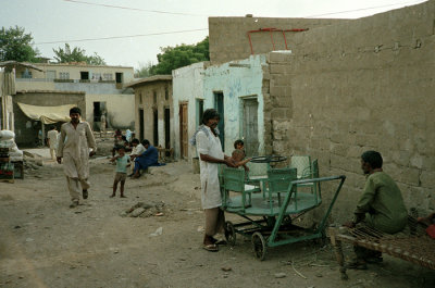 Karachi slum area, Pakistan 1984