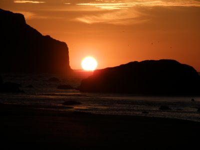 Oregon Coast  Sunset