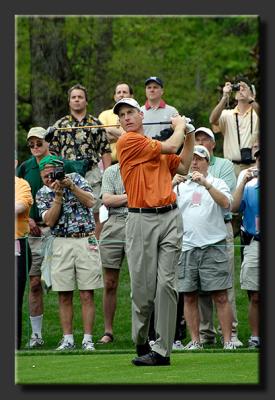 Jim Furyk Tees Off