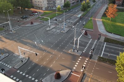 Intersection view from our balcony