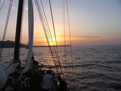 Sunset on the Aegean