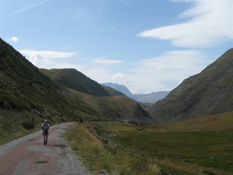 Richting Col de la Sarenne