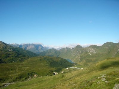 zicht op Alpe di Piora en Lago Ritm