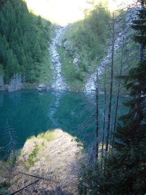 weerspiegeling in Lago di Luzzone