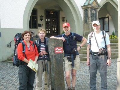 Kilometer palen Rothaarsteig