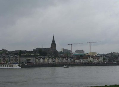 zicht op Nijmegen