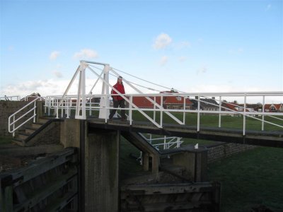 In onbruik geraakte sluis bij Hansweert