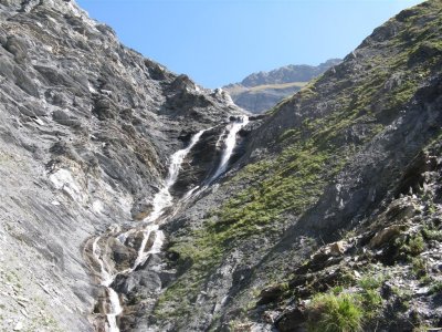 richting refuge de l'Alpe langs de Romanche