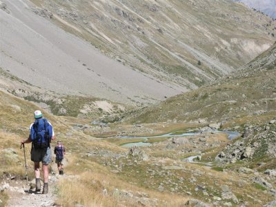 afdaling Col d'Arsine langs de Petit Tabuc