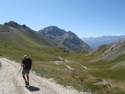 afdaling van Col de l'Echauda