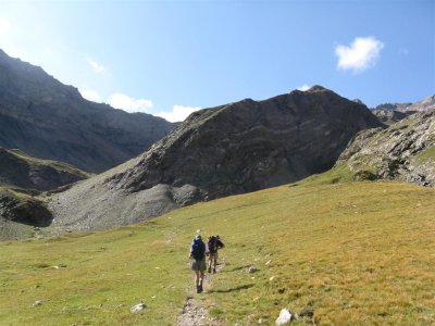 richting Col de l'Aup Martin