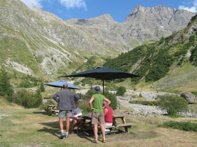 Refuge du Pr de la Chaumette (terugblik op afgelegde route)