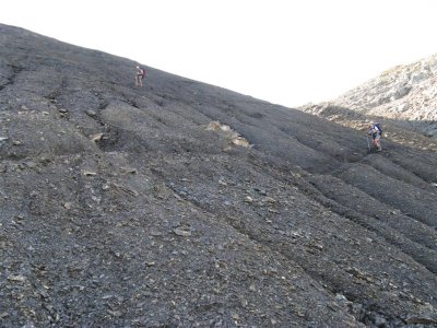 afdaling Col de la Valette