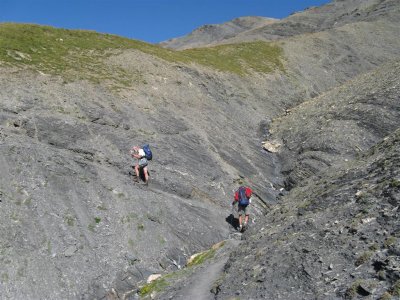 klim naar Col de Vallonpierre
