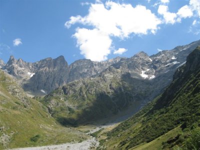 afdaling vanaf Refuge de Vallonpierre