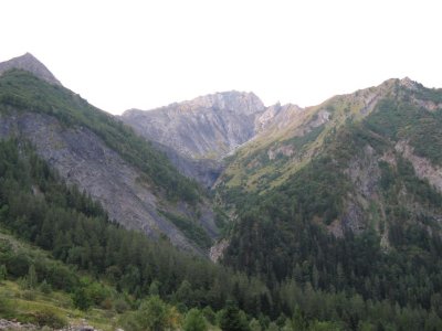 blik op Col de Côte Belle (2290 meter)