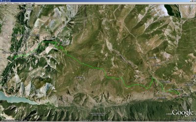 GR54 Etappe 2 : Clavans-le-Bas - La Grave (18,4 km)