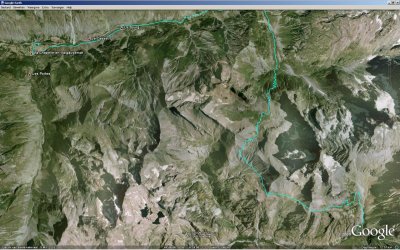 GR54 Etappe 6 :   Ref. Pr de la Chaumette - la Chapelle-en-Valgaudemar (24,7 km)