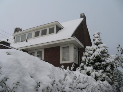 Sneeuw in de week voor kerst 20 december 2009