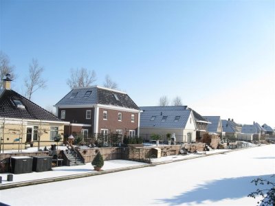 Luxe huizen bij Carel Vosges gracht