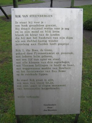 Gedicht  Rik van Steenbergen