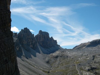 Uitzicht op Lagazuoi plateau