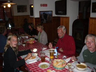  Diner in Rifugio Mario  Vazzoler