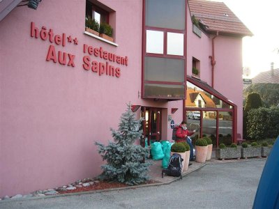 Start in Thann : hotel Aux Sapins