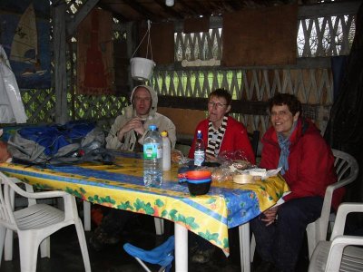 lunch in tuinhuisje in Fesches-le-Chtel