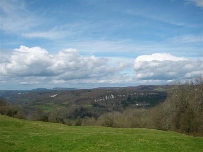 uitzicht op Soulce-Cernay